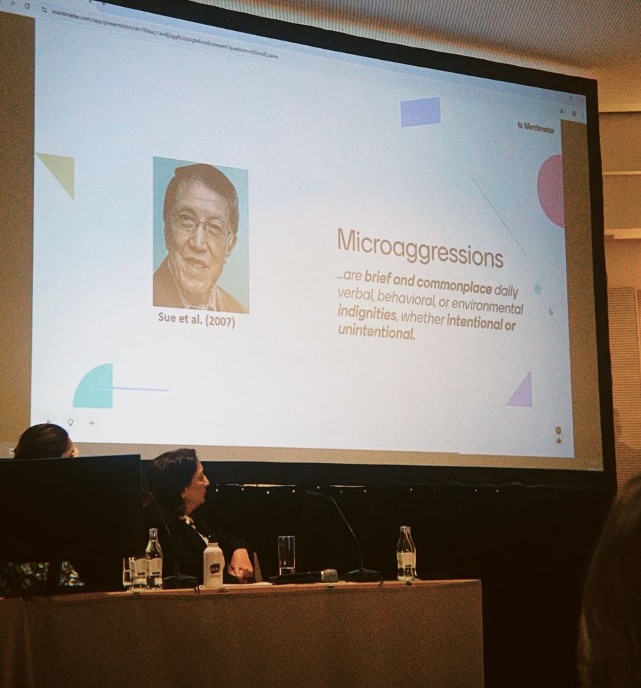 Foto von Folie des Vortrags: Microaggressions ..are brief and commonplace daily verbal, behavioral, or environmental indignities, whether intentional or unintentional.