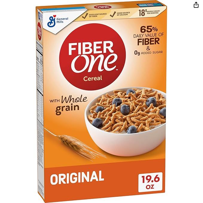 fiber one whole grain cereal