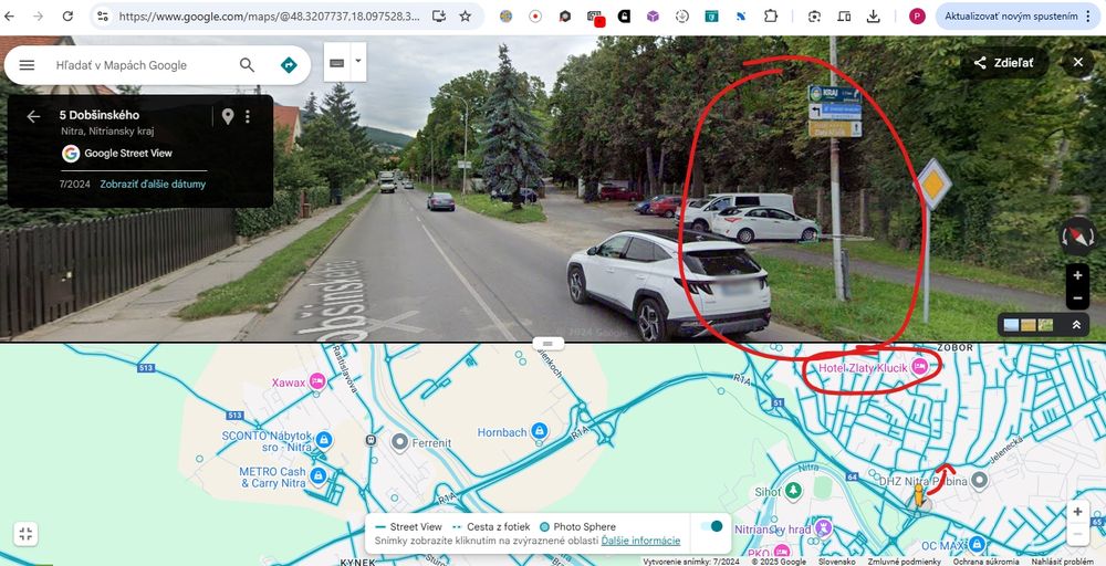 Nitra Palko Gašparko, Miesto nehody 30.8.2025 Dobšinského ul. neprimerana rychlost voči tomu,čo dával prednosť so 14-ročnou dcérou