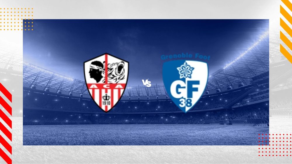 Pronostic AC Ajaccio - Grenoble Foot