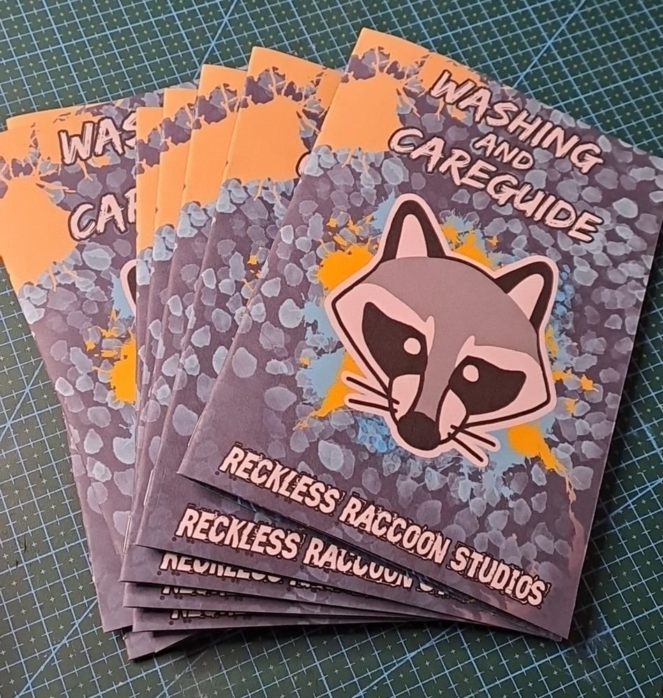 A stack of cleaning careguide booklets