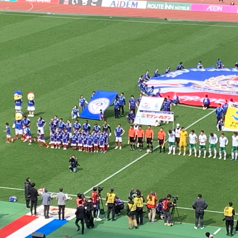 マリノス試合前集合写真
