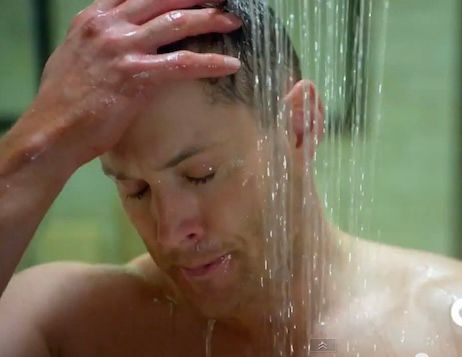 Dean Winchester in the shower 