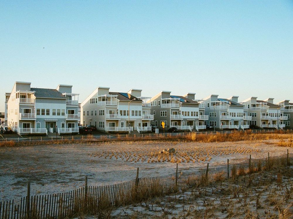 Beach houses in the Rockaways, Queens, New York City
