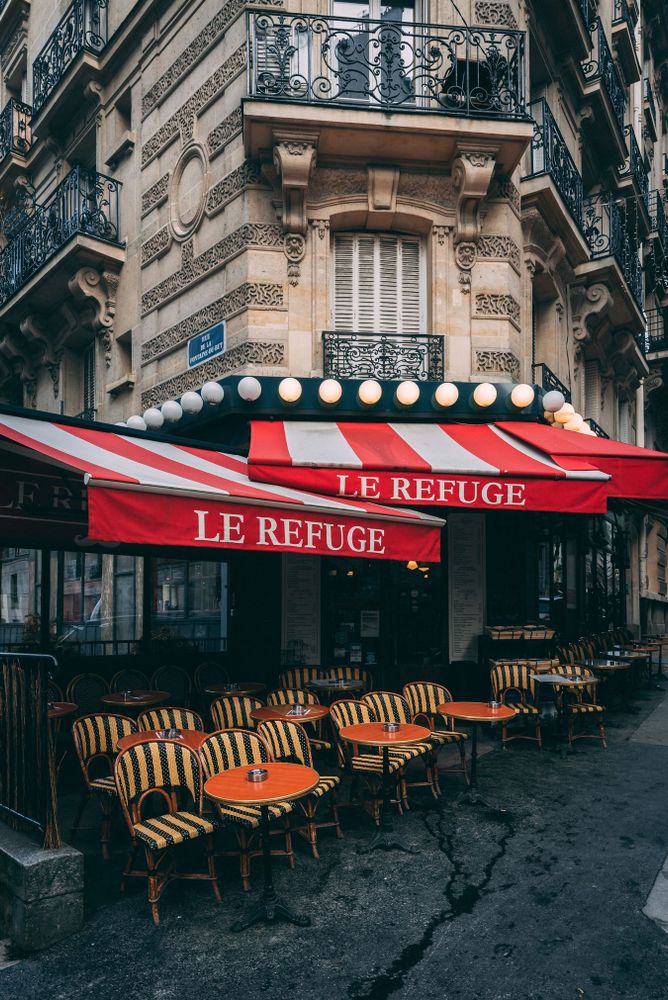 Le Refuge, in Montmartre, Paris, France, Île-de-France