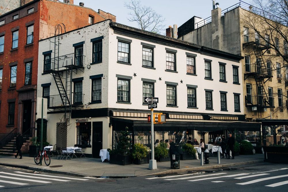 Anton's Café & Wine Bar, in the West Village, Manhattan, New York