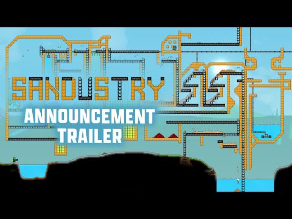 Sandustry Announcement Trailer | Factory Game