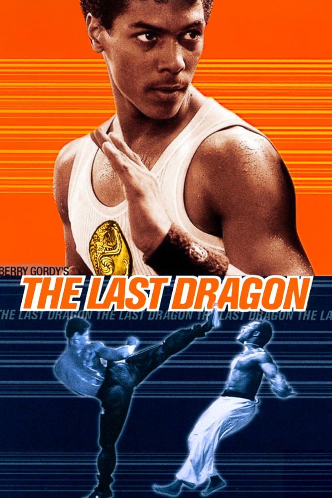 The last dragon dvd box art