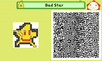Pushmo User Level - QR code on the right and preview of the level on the left.