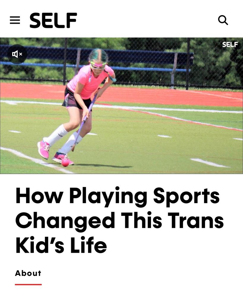SELF headline: How Playing Sports Changed This Trans Kid’s Life