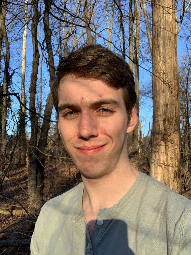 Selfie of myself from 2020