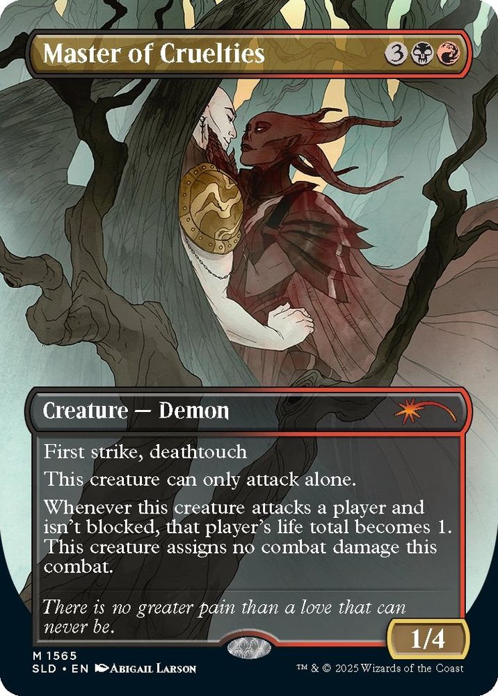 Master of Cruelties Magic: the Gathering card. Creature - Demon