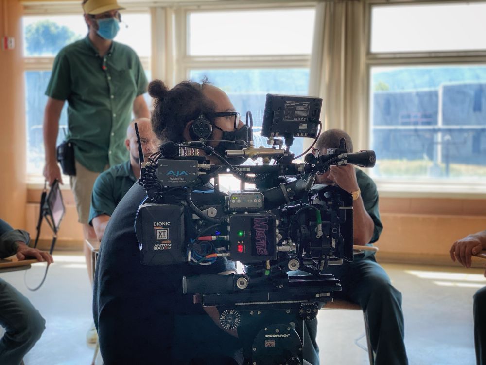 Cinematographer Pat Scola and an ARRI 416 with Zeiss Super Speeds from Panavision NY