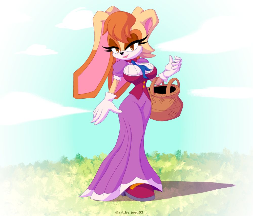 My first fanart of Vanilla the Rabbit,