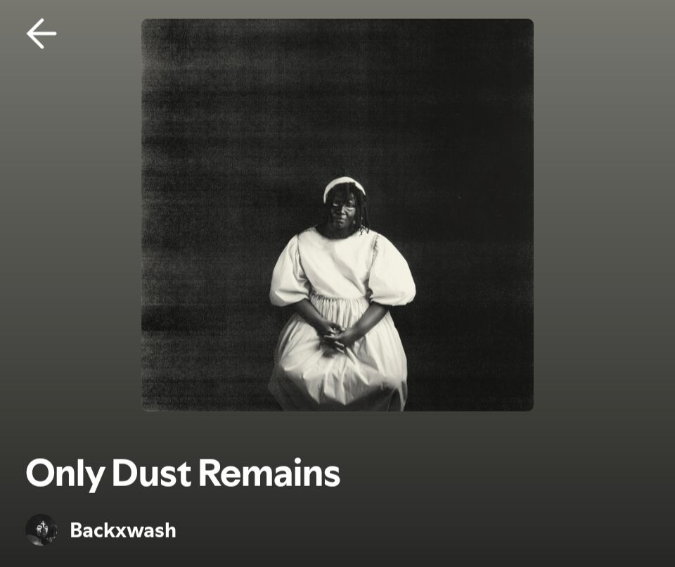Album cover for Only Dust Remains by Backxwash 
