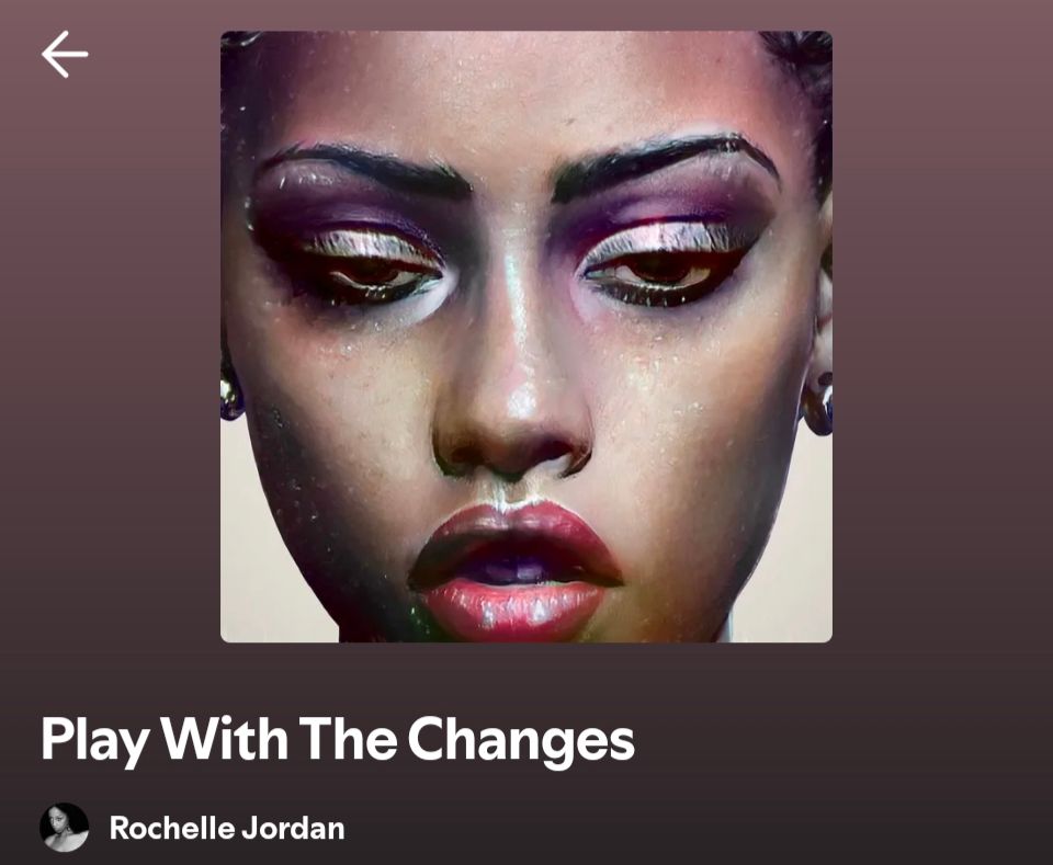 Album cover for Play With The Changes by Rochelle Jordan