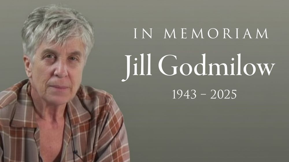 In memoriam image of Jill Godmilow, 1943–2025.