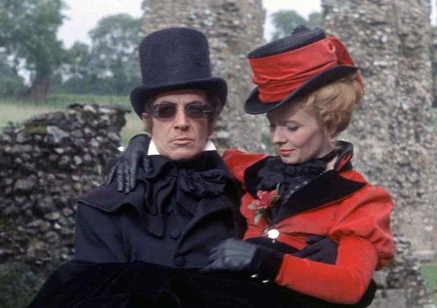 screencap from Tomb of Ligeia showing Verden carrying Rowena after she fell off her horse