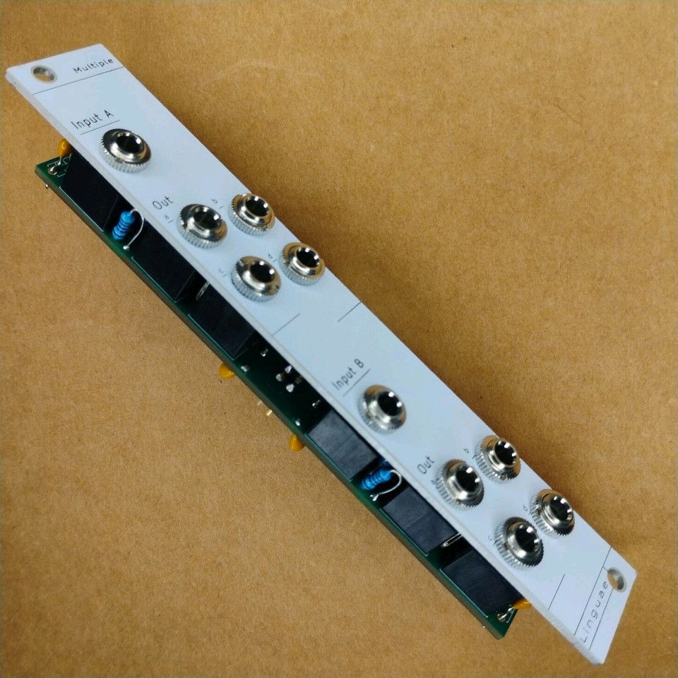 Dual buffered multiple, eurorack module