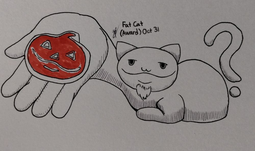 Wayward Marketplace 

Fat Cat (He/Him)
Age: ???
Race: Concept
Attunement: Abstract Thought

Today we'll pretend he's poorly drawn on purpose. 