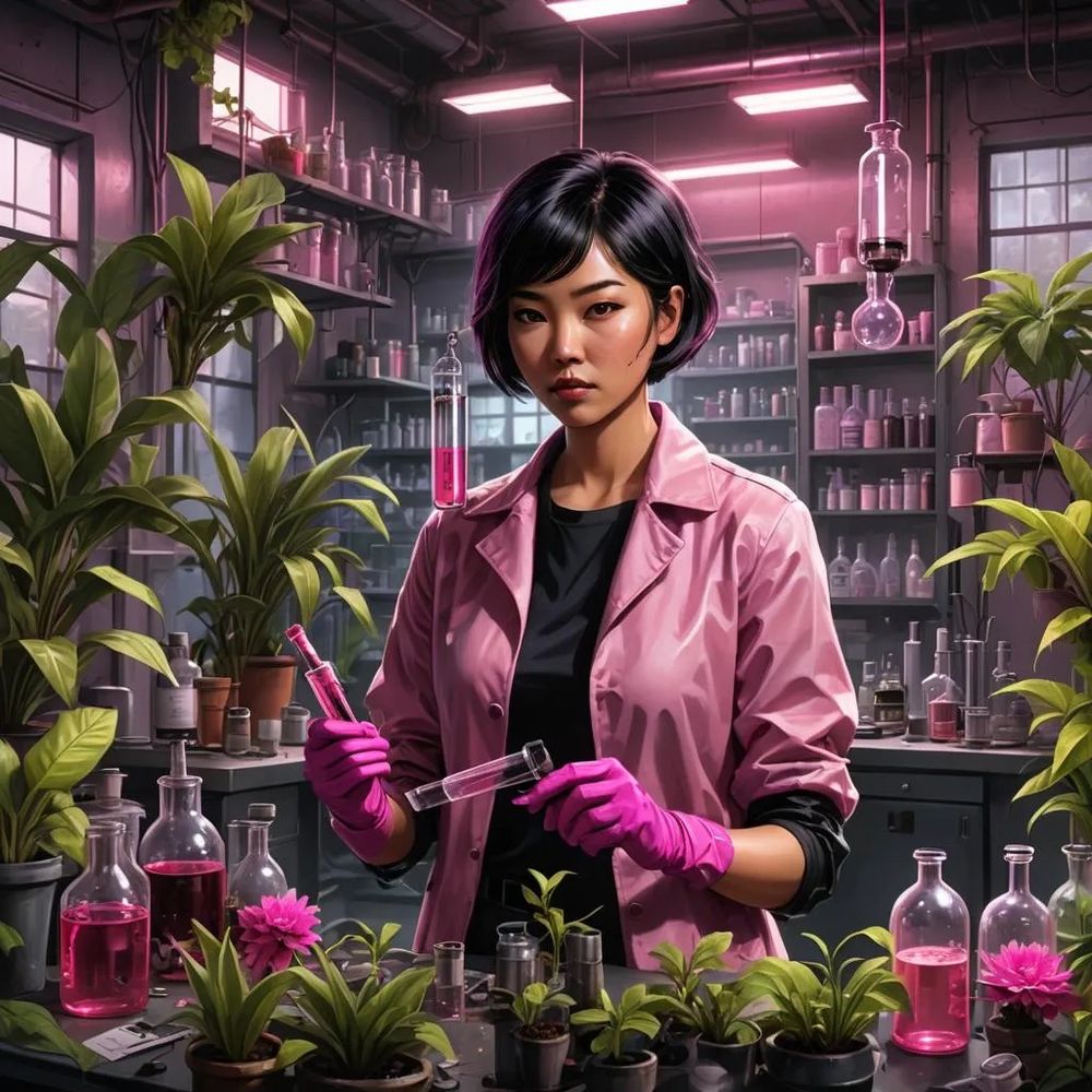 Image of Dr. Orchid from Clue, a plant scientist. This character, a woman of color, replaced Mrs. White.