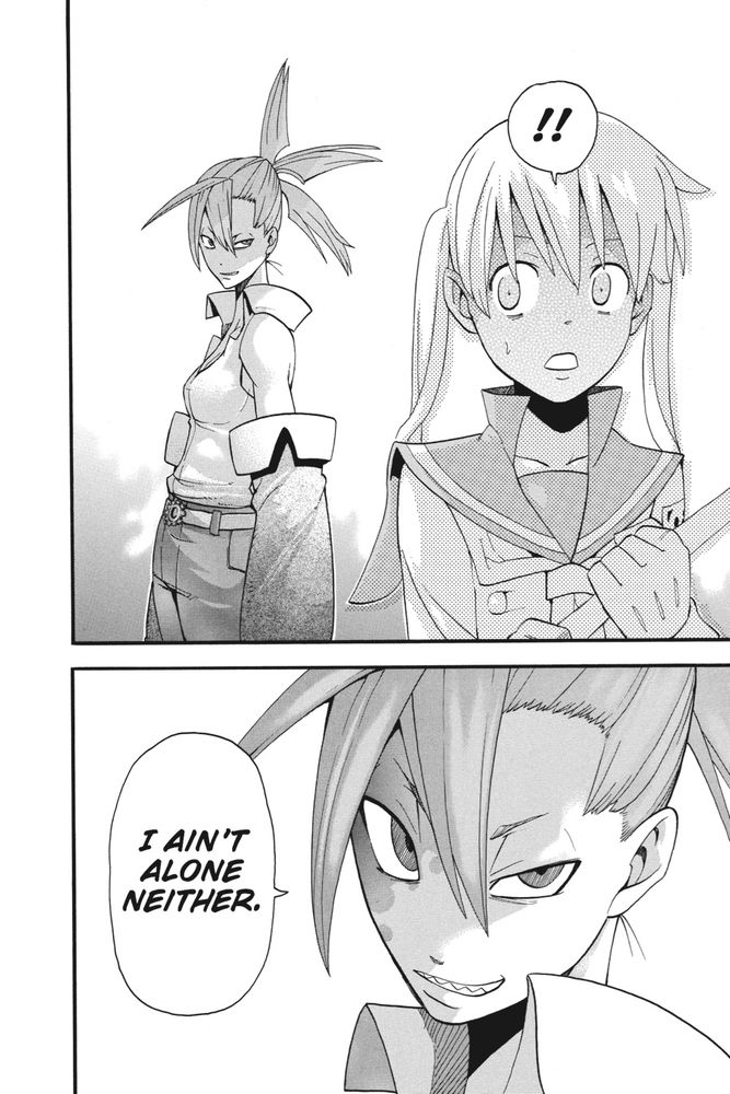 introduction of giriko in her new female body from soul eater