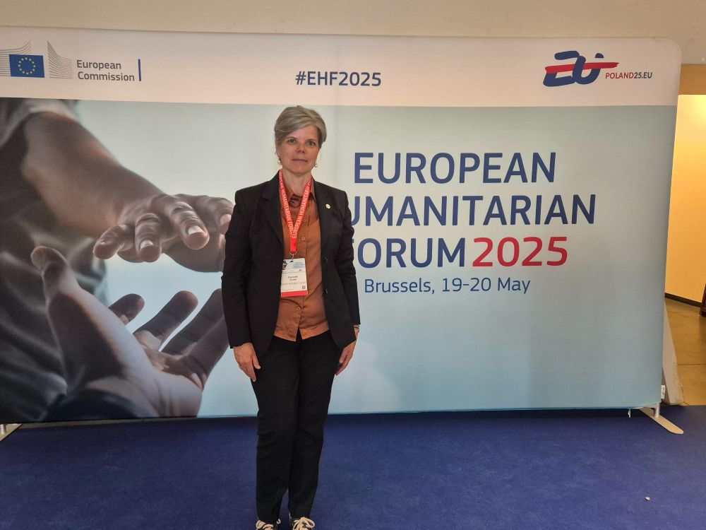 Charlotte Slente, secretary general of the Danish Refugee Council at the European Humanitarian Forum