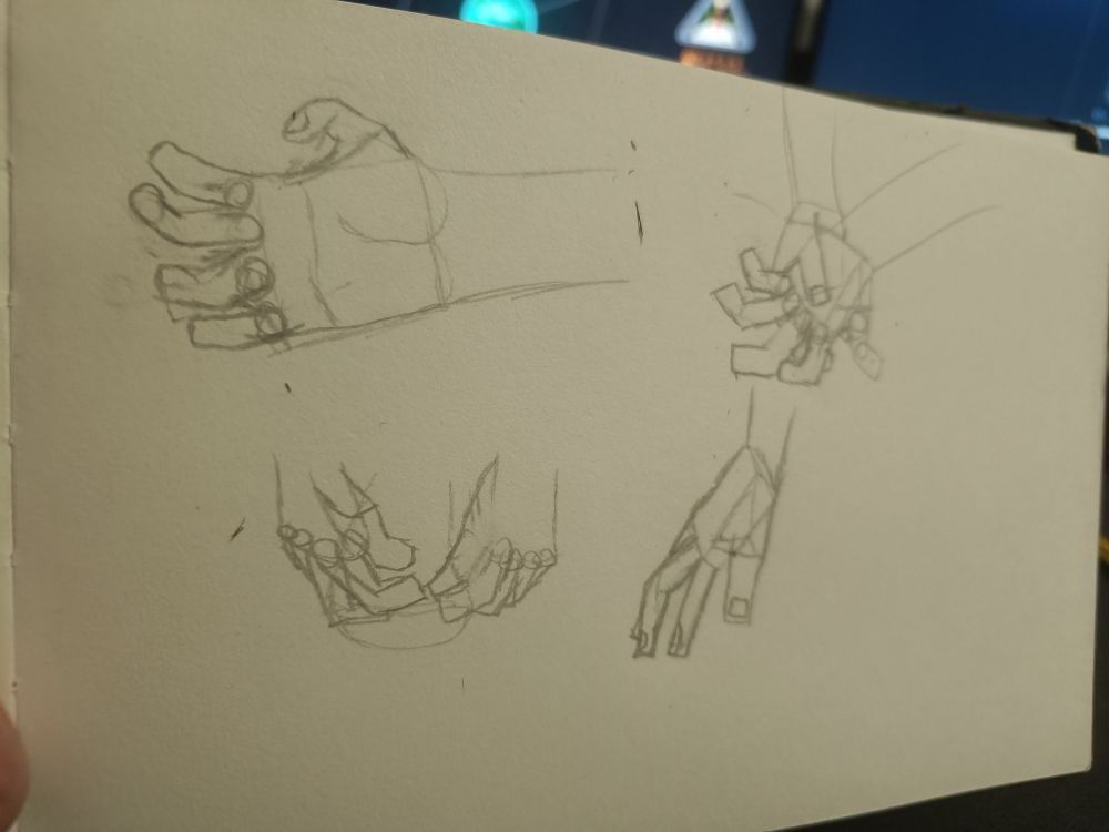 Práctica de dibujo de manos.

Hay 4 ejercicios en esta hoja