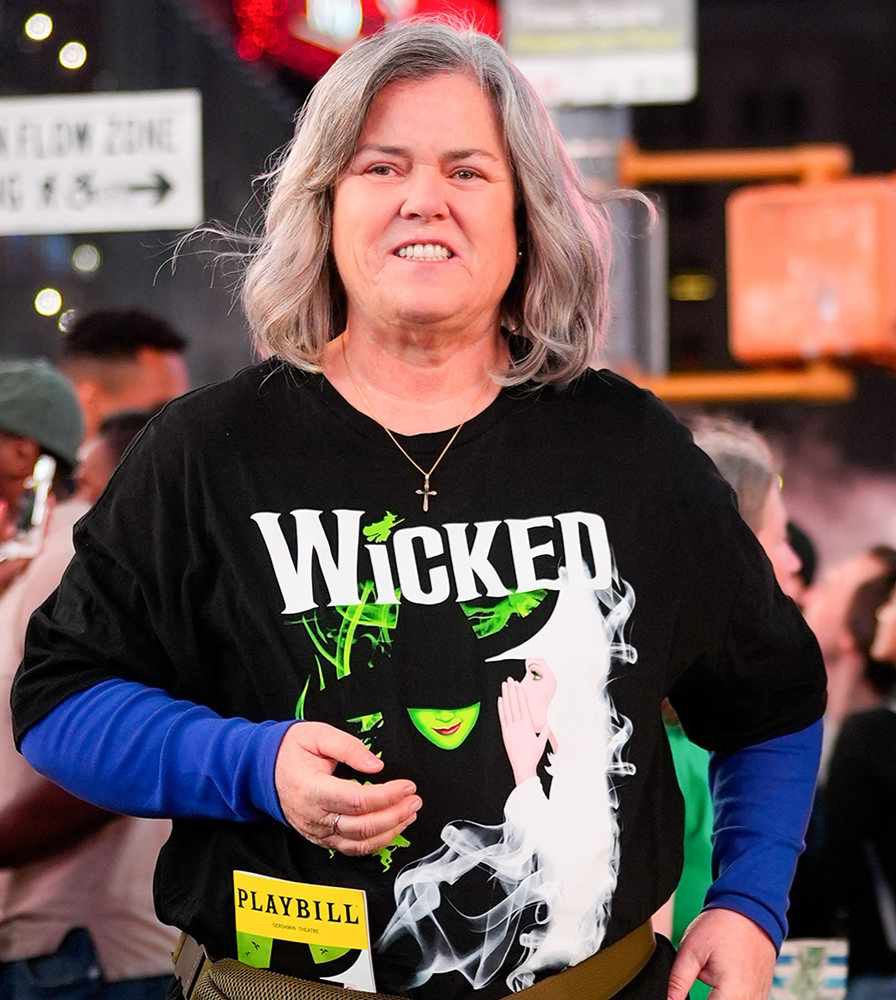 Rosie O’Donnell as THE sister Mary rose from and just like that head to toe dressed in wicked attire. it’s not the sex and the city “next chapter” we wanted but it’s what we got