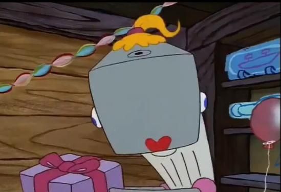 Pearl from SpongeBob and she’s looking directly at YOU