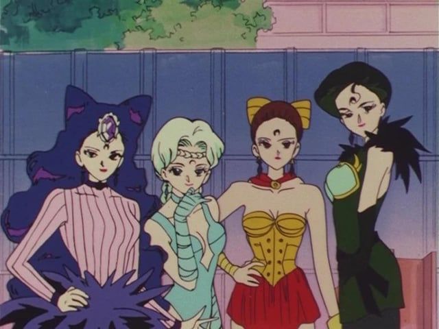 The spectre sisters from sailor moon serving absolute cunt