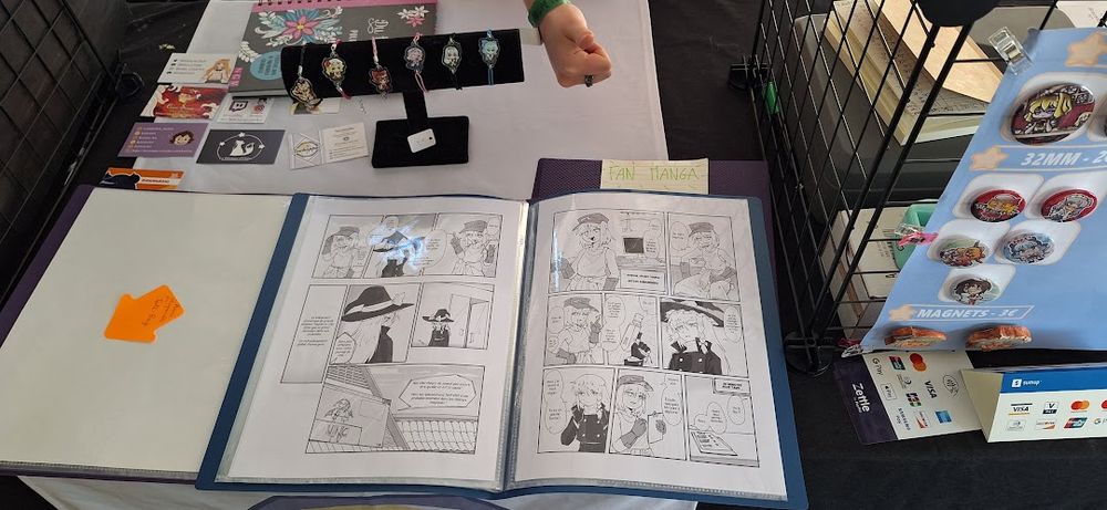 A picture of a physical copy of Spirit of the Future's first chapter.