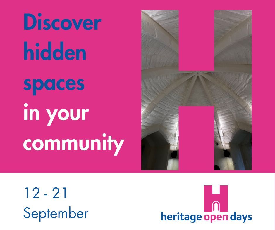 A graphic that says "Discover hidden spaces in your community, 12-21 September".