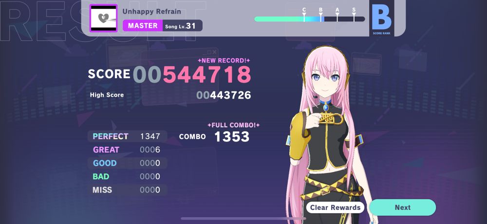 Unhappy Refrain [MASTER 31] full combo