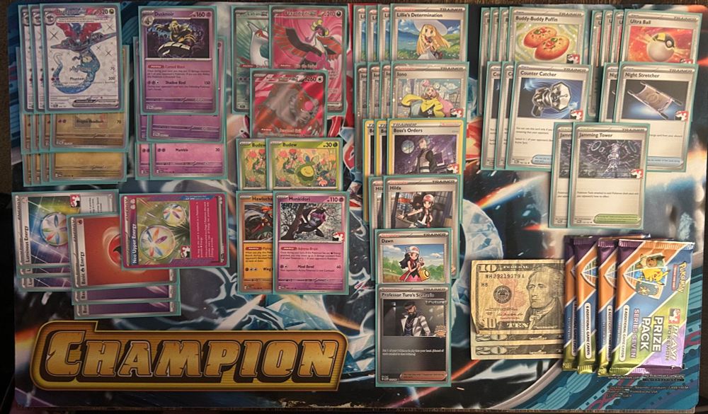 Pokémon: 23
4 Dreepy
4 Drakloak 
3 Dragapult ex 
2 Duskull
2 Dusclops 
1 Dusknoir
2 Budew
1 Hawlucha 
1 Bloodmoon Ursaluna ex 
1 Latias ex 
1 Fezandipiti ex 
1 Munkidori 

Trainer: 30
4 Iono
4 Lillie's Determination
3 Boss's Orders 
2 Hilda
1 Professor Turo’s Scenario
1 Dawn
4 Ultra Ball 
4 Buddy-Buddy Poffin
3 Counter Catcher
2 Night Stretcher
2 Jamming Tower

Energy: 7
3 Luminous Energy
2 Psychic Energy 
1 Fire Energy
1 Neo Upper Energy