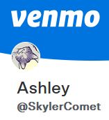 https://www.venmo.com/u/SkylerComet