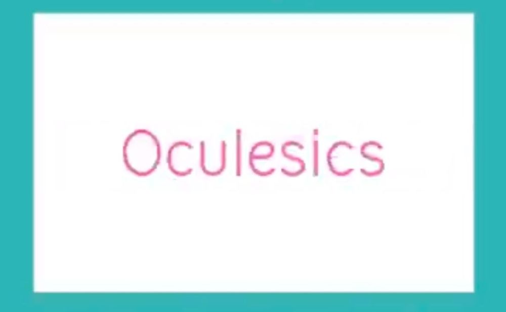 Oculesics