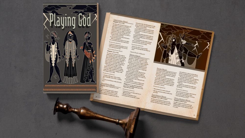 Get Ready for Playing God: A TTRPG of Gods, Creation, Titans, and Deicide