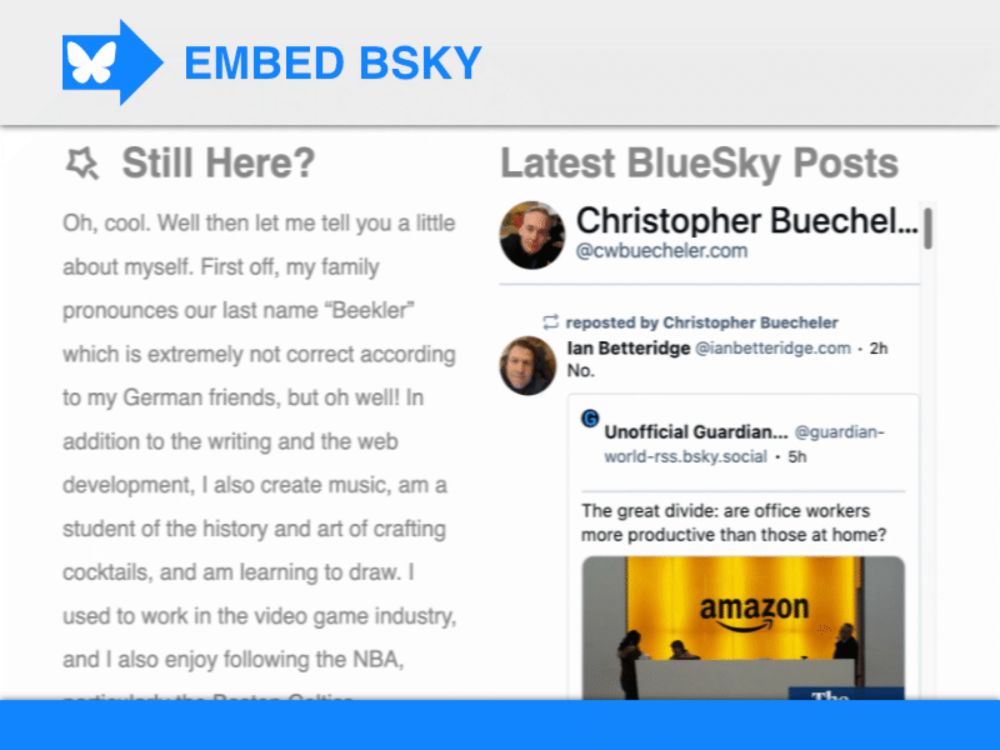 Embed Bsky