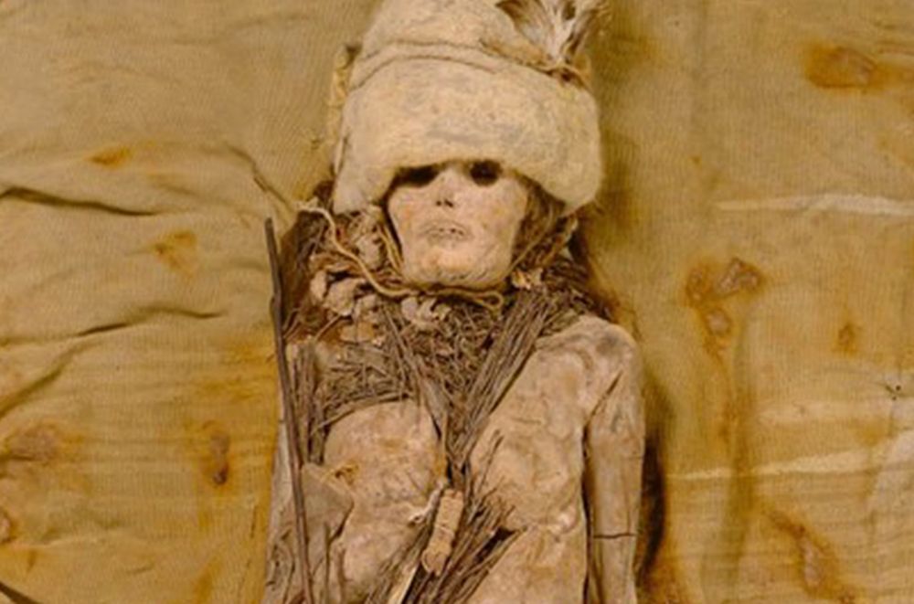 This enigmatic mummy from western China was swathed in cheese