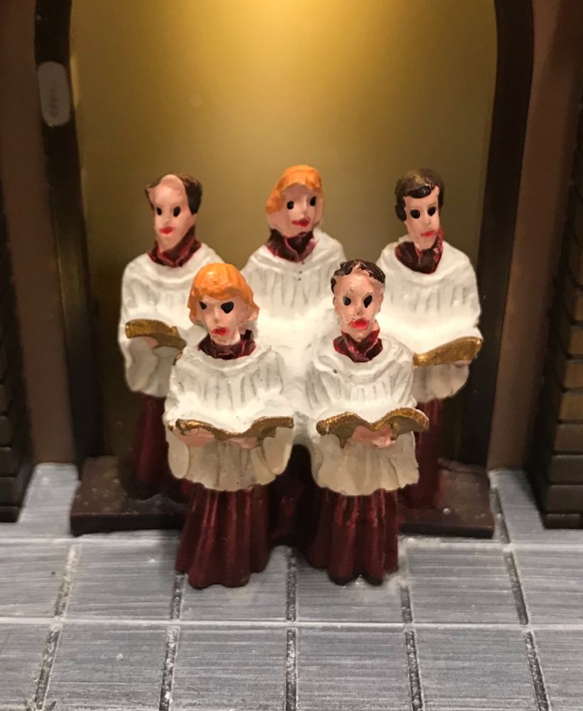 weird carolers you can purchase at home depot