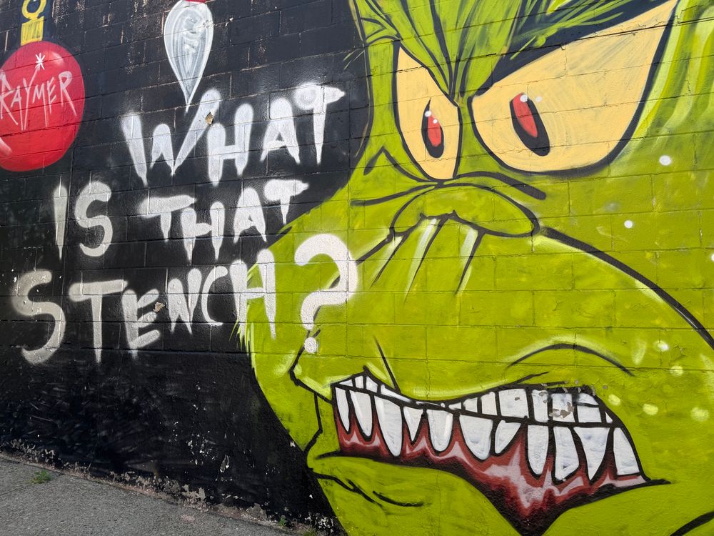 Graffiti featuring Dr. Suesses THE GRINCH