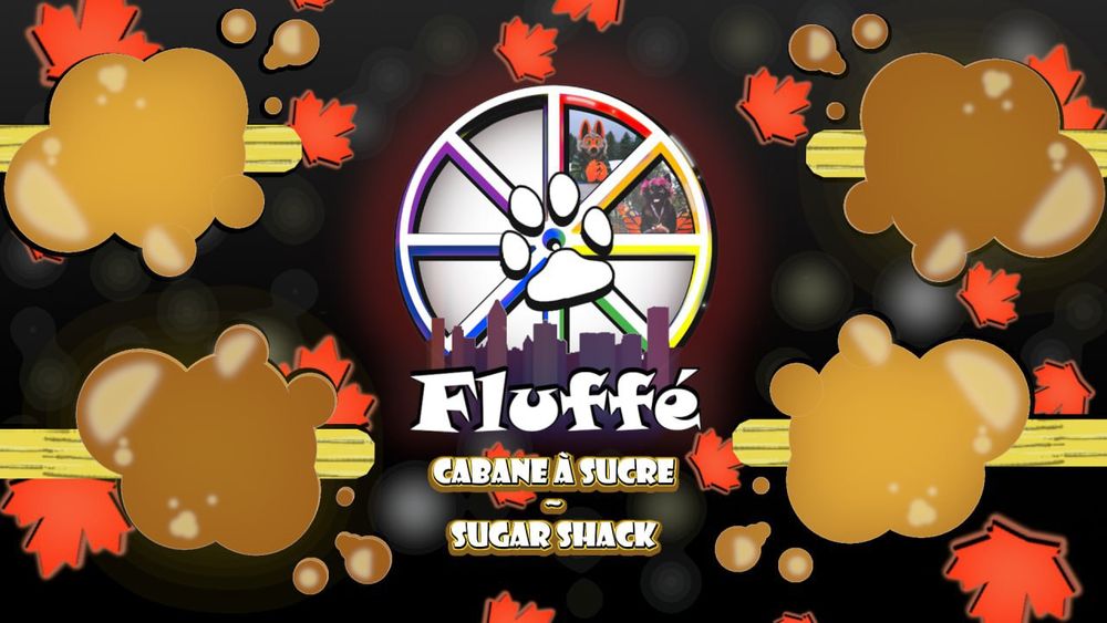 Promo banner for Fluffé! Sugar Shack event.