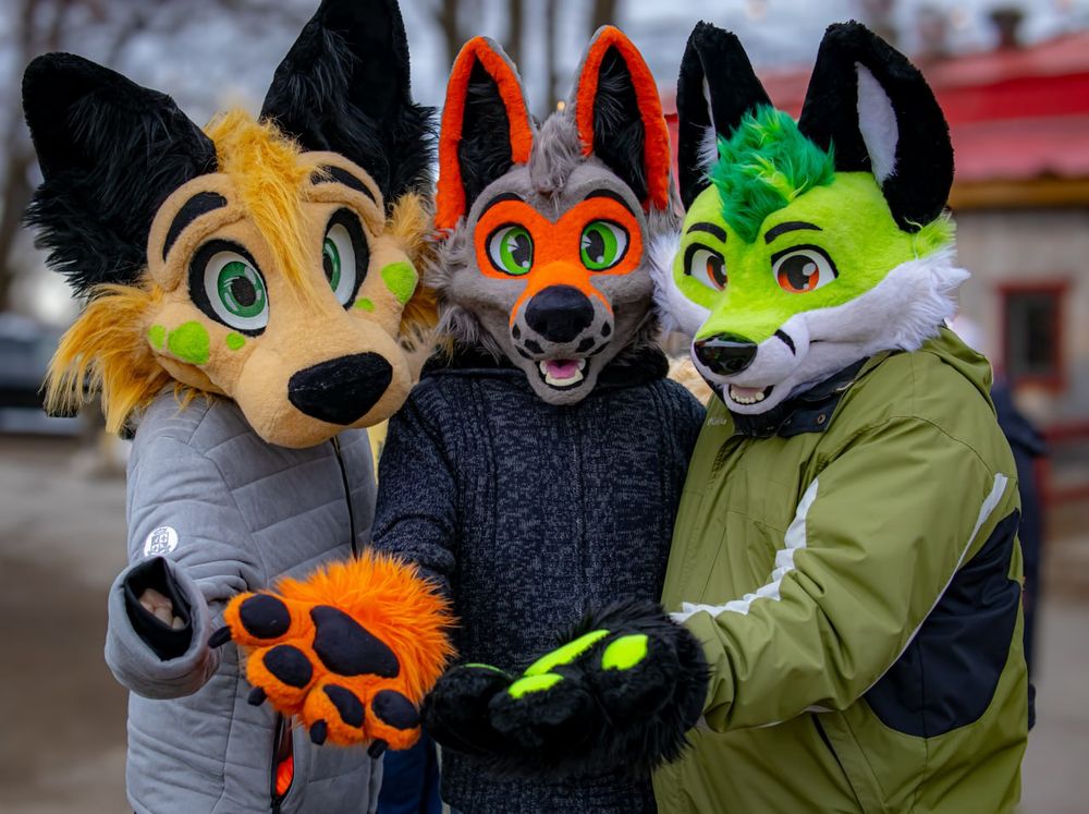 Furries at the sugar shack 2024 event.