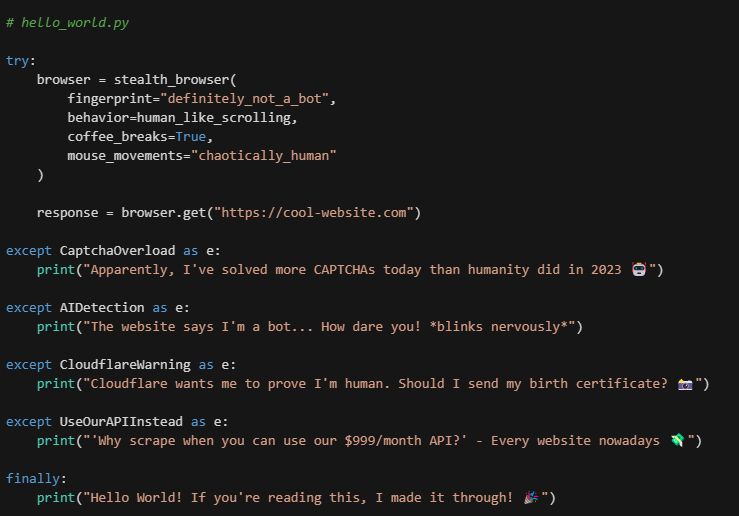 A joke Python web scrape “hello world”