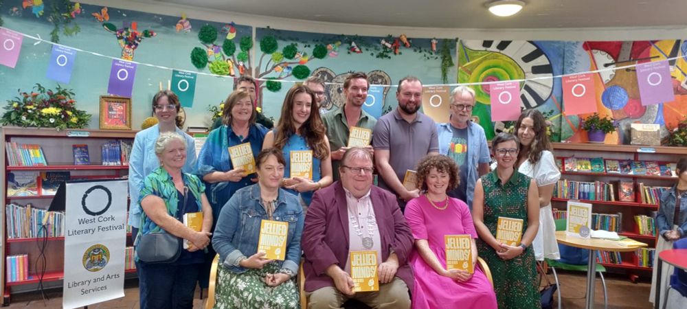picture shows the writers included in Jellied Minds, short stroies from the From the Well short story competition, 2025