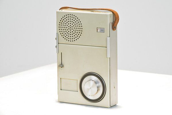 A Braun radio designed by Dieter Rams.