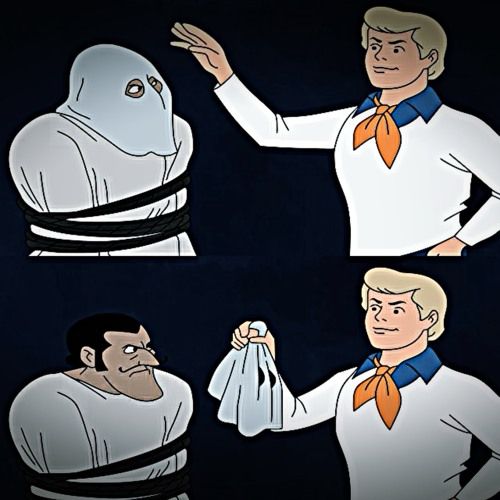 Scooby-doo unmasking scene