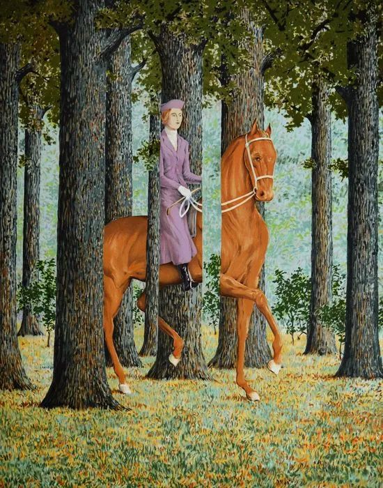 Magritte's Painting, The Blank Signature