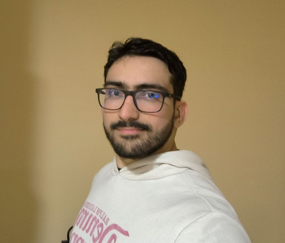 Selfie de un tipo realmente guapo.